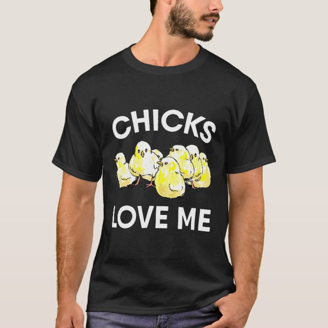 Camiseta Frangos Me Amam   Galinha (Frente)