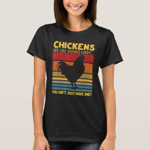 Camiseta Frangos São Como Batatas Fritas Frango Fazendeir