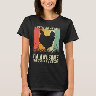 Camiseta Frangos São Incríveis Eu Sou Incrível Portanto Sou