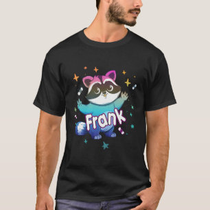 Camiseta Frank - Bonito Nome Com Legal Raccoon