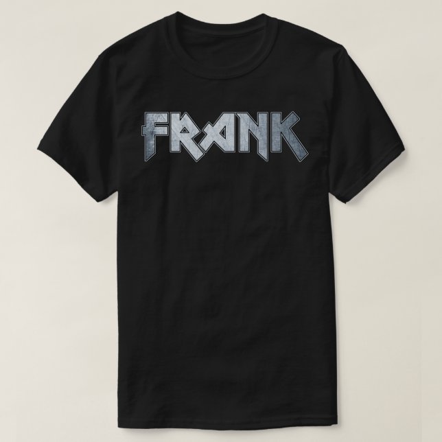 Camiseta Frank de metal pesado (Frente do Design)