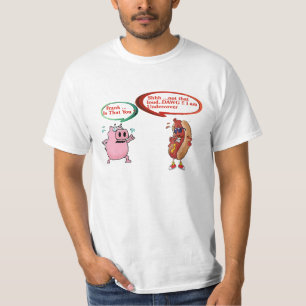 Camiseta Frank, é você? CHURRASCO de cão disfarçado
