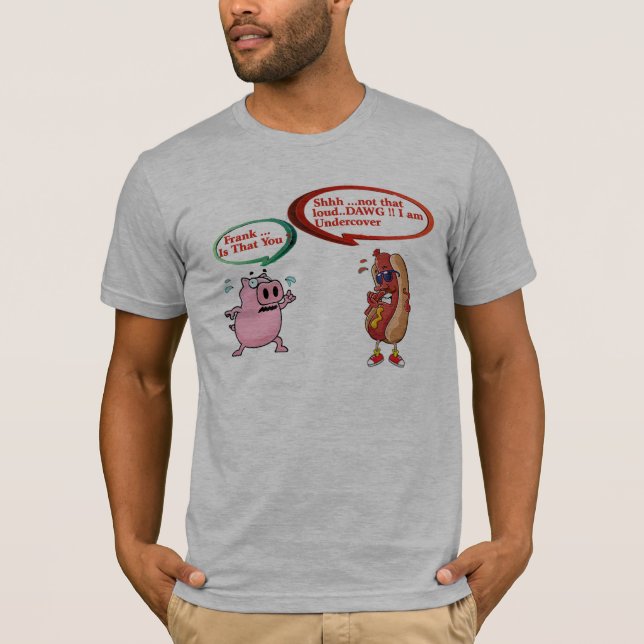 Camiseta Frank É Você? Churrascos De Cachorro Subcaptados (Frente)