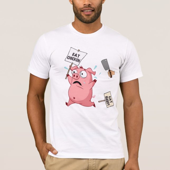 Camiseta Frank, és tu? Engraçado Coma CHURRASCOS De Carne D (Frente)