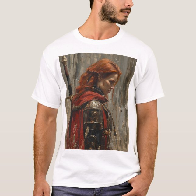 Camiseta Frank Frazetta Young Red Haired Oil Painting (Frente)