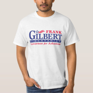 Camiseta Frank Gilbert para o governador
