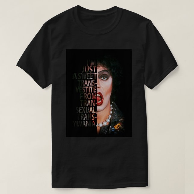Camiseta Frank N Furter Poster (Frente do Design)
