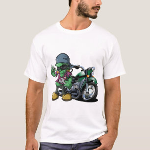 Camiseta Frank o gajo do motociclista de Frankenstein do