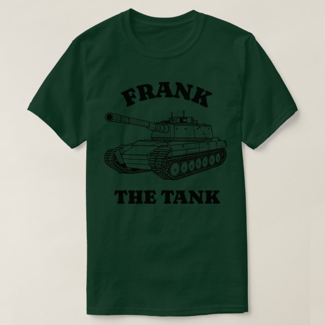 Camiseta Frank, o Tanque (Frente do Design)