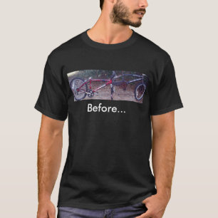 Camiseta Frankenbent Dreadwind antes e depois da camisa!