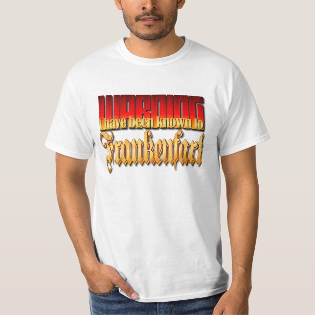 Camiseta Frankenfart Warning (Frente)