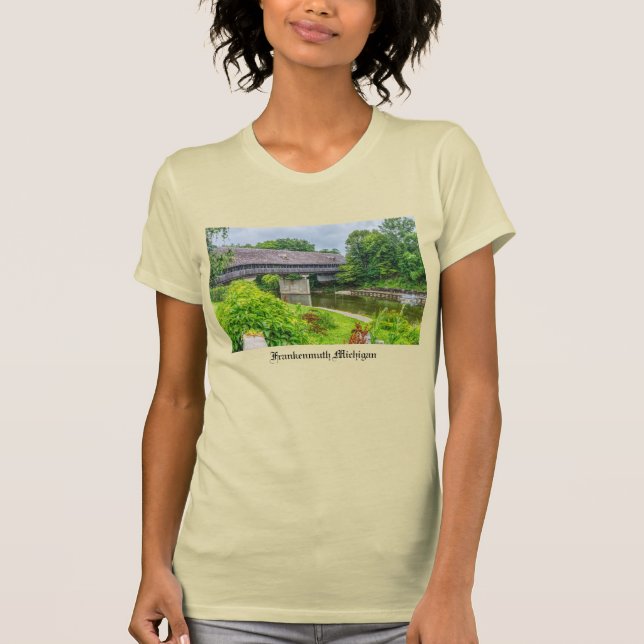 Camiseta Frankenmuths Covered Bridge T Shirt (Frente)