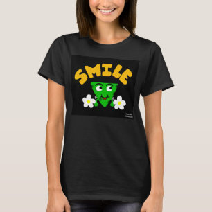 Camiseta FrankenQueijo Sorri com Tanque preto básico femini