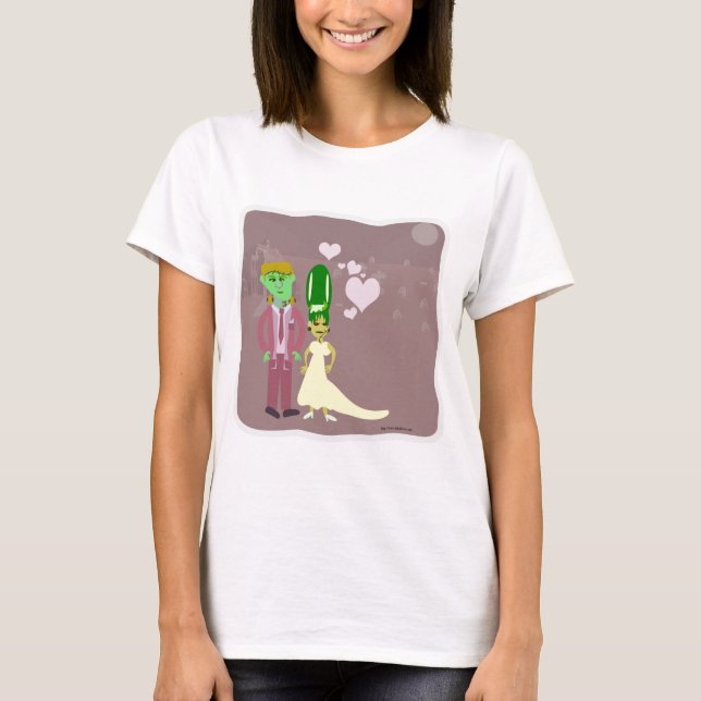 Camiseta Frankenstein Adora Cartoon Halloween Caracter Art (Frente)