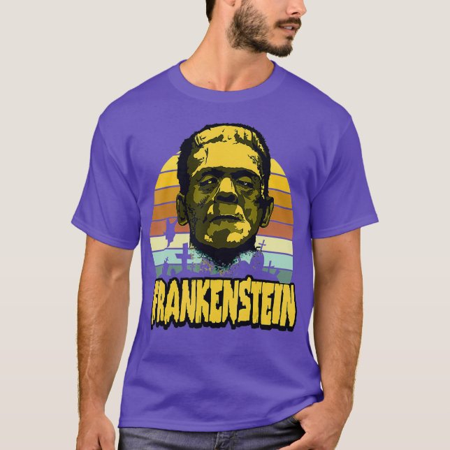 Camiseta Frankenstein Day August 30 Happy Halloween (Frente)