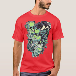 Camiseta Frankenstein E Noiva Fez Por Você