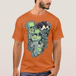 Camiseta Frankenstein E Noiva Fez Por Você