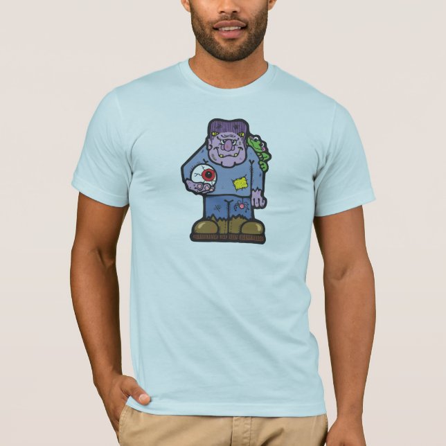 Camiseta frankenstein e sapo (Frente)