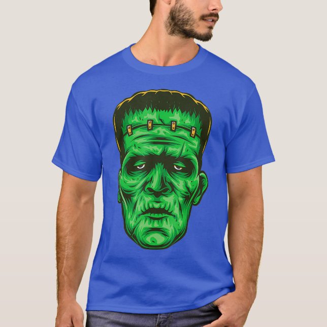 Camiseta Frankenstein encara um presente zombie para fantas (Frente)