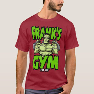 Camiseta Frankenstein Kettlebell Malhação Gym Halloween