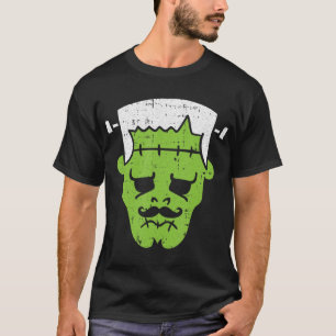 Camiseta Frankenstein Lazy Halloween Figurume Horror Filme 