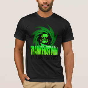 Camiseta FRANKENSTORM (furacão Sandy) o Dia das Bruxas 201