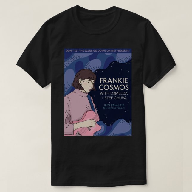 Camiseta Frankie Cosmos Essential T-Shirt (Frente do Design)