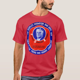 Camiseta Franklin D Roosevelt, campeão popular de 1936