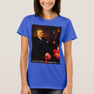 Camiseta Franklin Delano Roosevelt, presidente americano FD