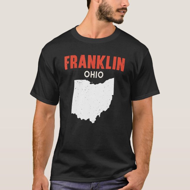 Camiseta Franklin Ohio USA State America Travel Ohioan (Frente)