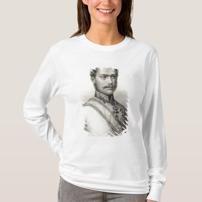 Camiseta Franz Joseph mim, imperador de Áustria 2 (Frente)