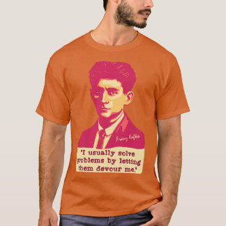 Camiseta Franz Kafka Portrait e Cotação 1