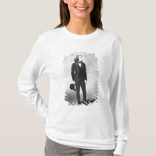 Camiseta Franz Liszt (1811-86) 1856 (litho) (foto de b/w)