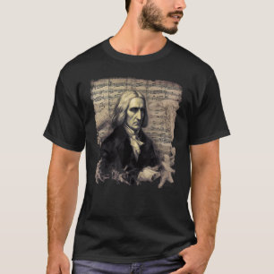 Camiseta Franz Liszt Música Pianista Piano