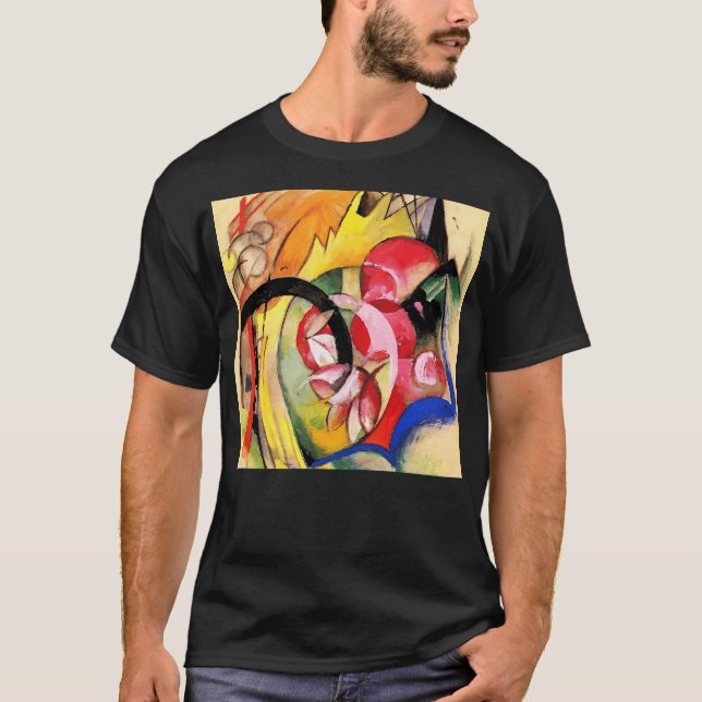 Camiseta Franz Marc Abstrato (Frente)