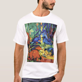 Camiseta Franz Marc - cervo na floresta (ii)