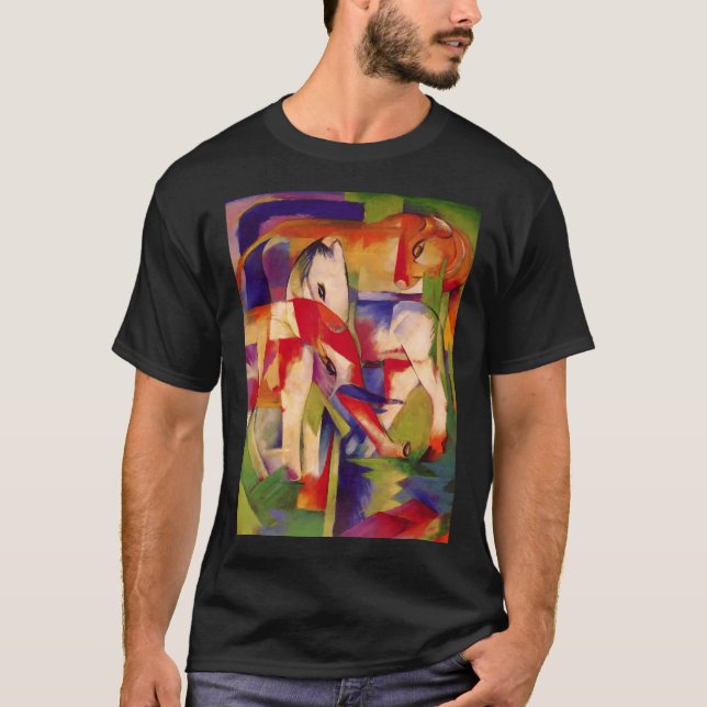 Camiseta Franz Marc Elephant Horse Cattle (Frente)