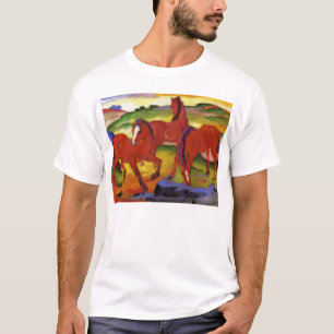 Camiseta Franz Marc que pasta o t-shirt dos cavalos