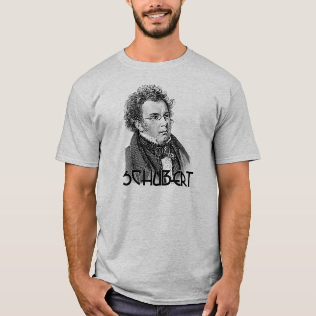 Camiseta Franz Schubert (Frente)