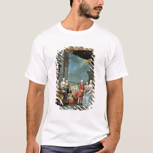 Camiseta Franz Stephan mim com sua esposa Marie-Therese (Frente)