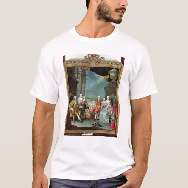 Camiseta Franz Stephan mim com sua esposa Marie-Therese (Frente)