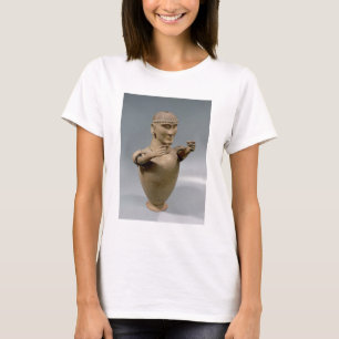 Camiseta Frasco de Canopic com braços móveis (argila)
