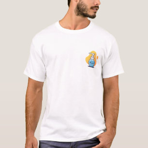 Camiseta Frasco de Desinfetante para as Mãos Personagem Kaw