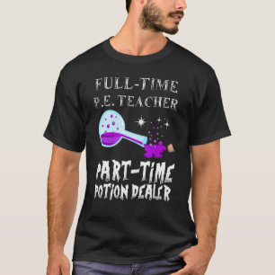 Camiseta Frasco de Poção Gótica em PE Professora em Gym Cos