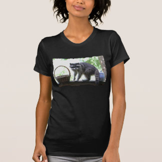 Camiseta Frasco do guaxinim e de biscoito