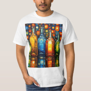 Camiseta Frascos De Vidro Refletidos 4