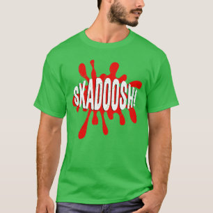 Camiseta Frase de Cómic Panda Power Skash 2 Kung Fu Fã Dive