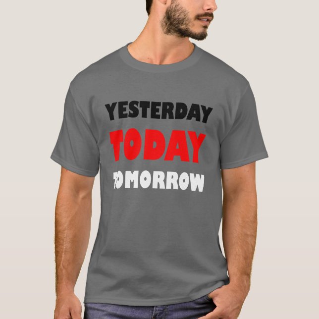 Camiseta Frase original de palavras positivas design de tex (Frente)