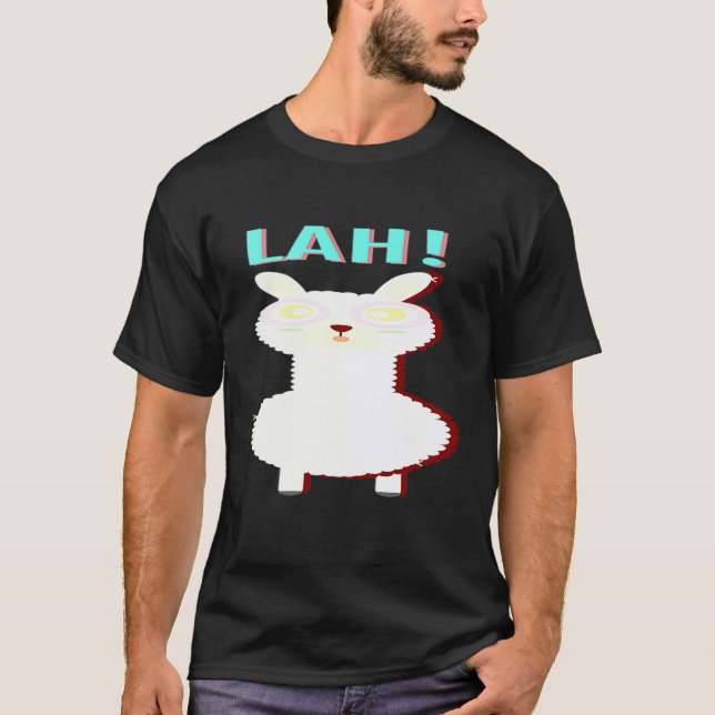 Camiseta Frase Singlish Lah lhama (Frente)