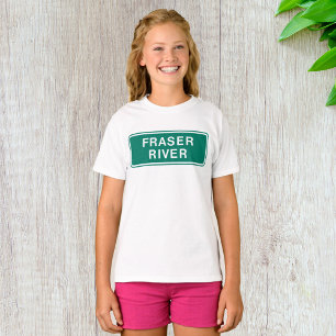 Camiseta Fraser River Highway Sinal Colúmbia Britânica Cana